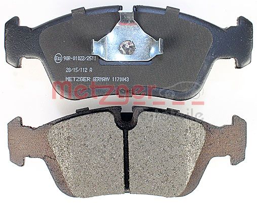 METZGER 1170043 Bremsbelagsatz, Scheibenbremse